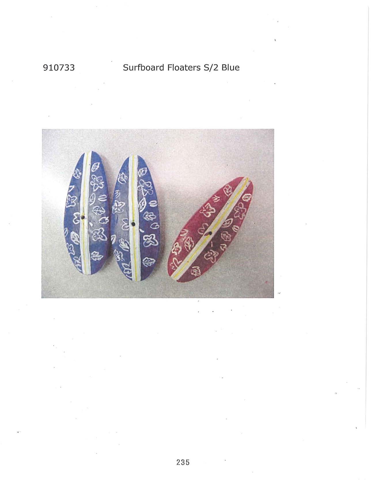 Surfboard Floaters s/2 - Blue