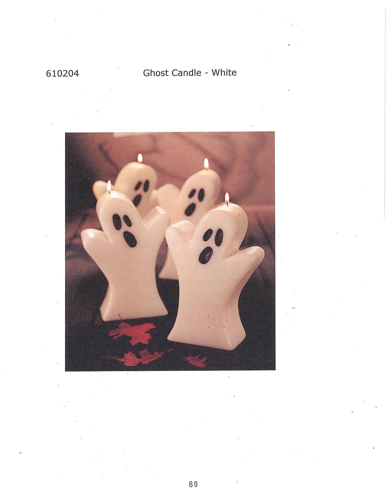 Ghost Candle - White