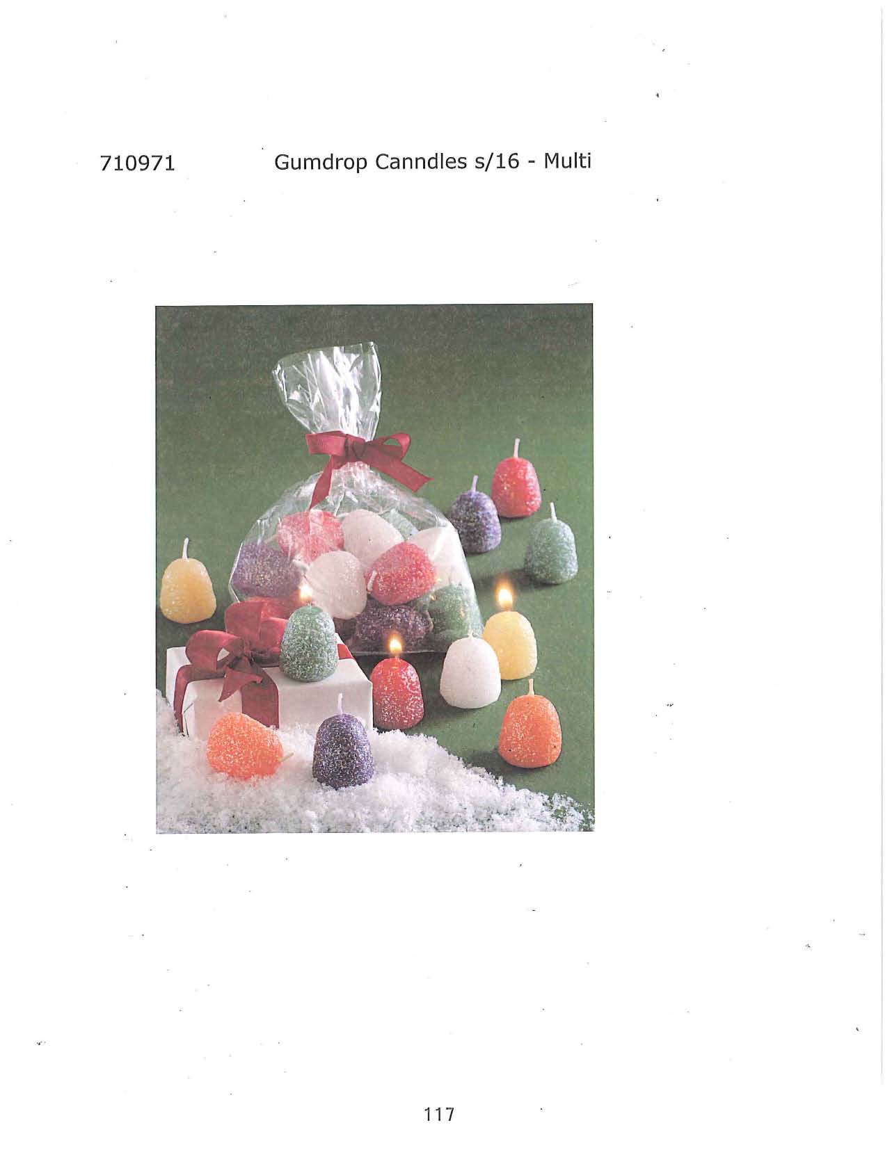Gumdrop Candle s/16 - Multi