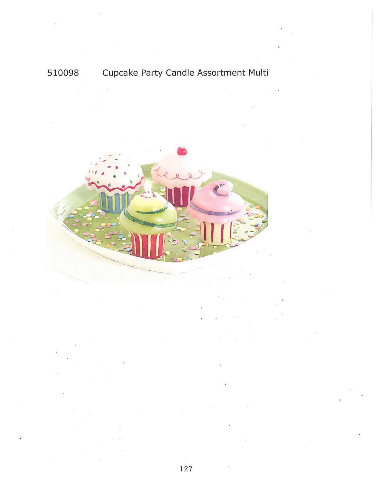 Cupcake Party Candle Assortment - Multi