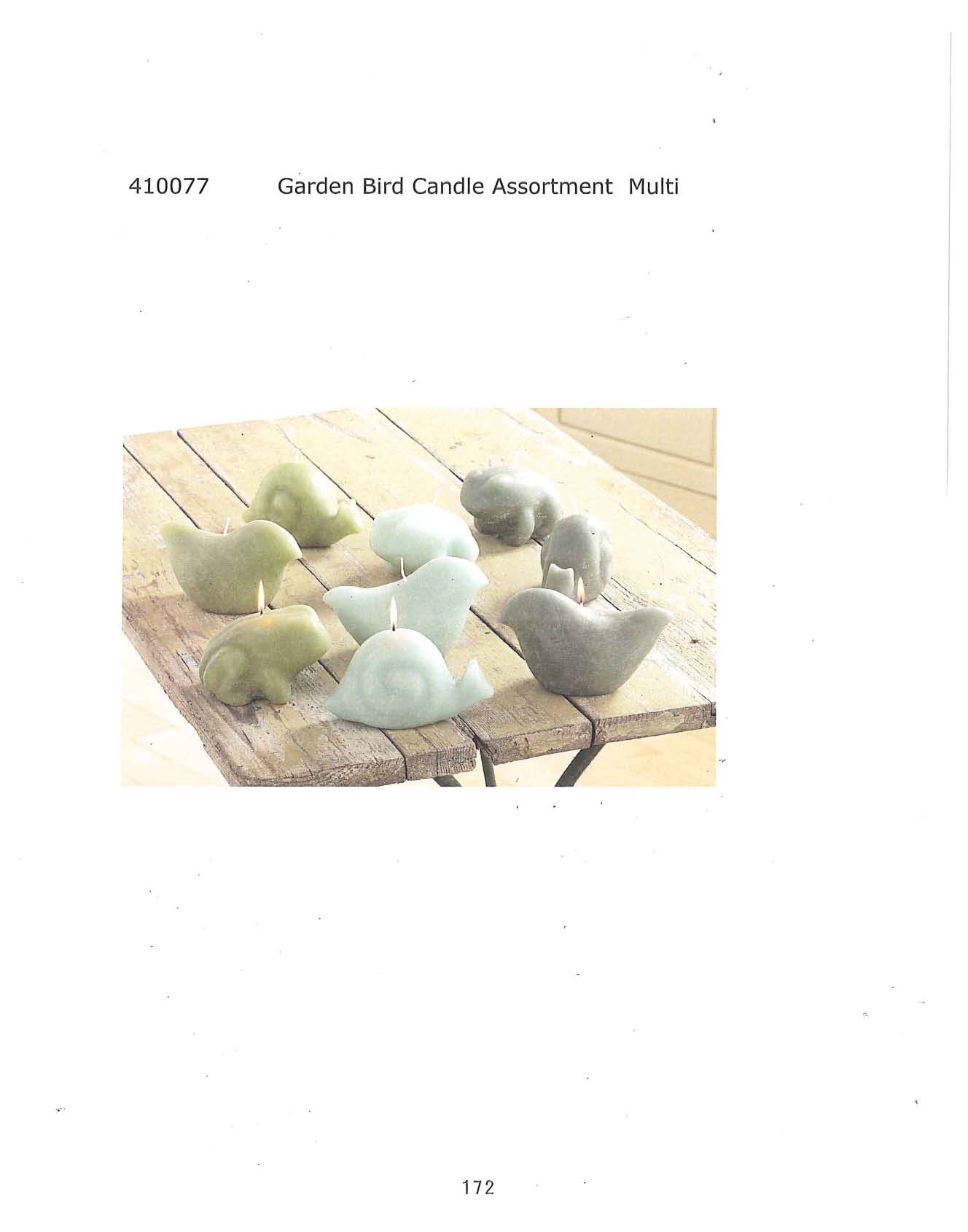 Garden Bird Candle Assortment - Multi